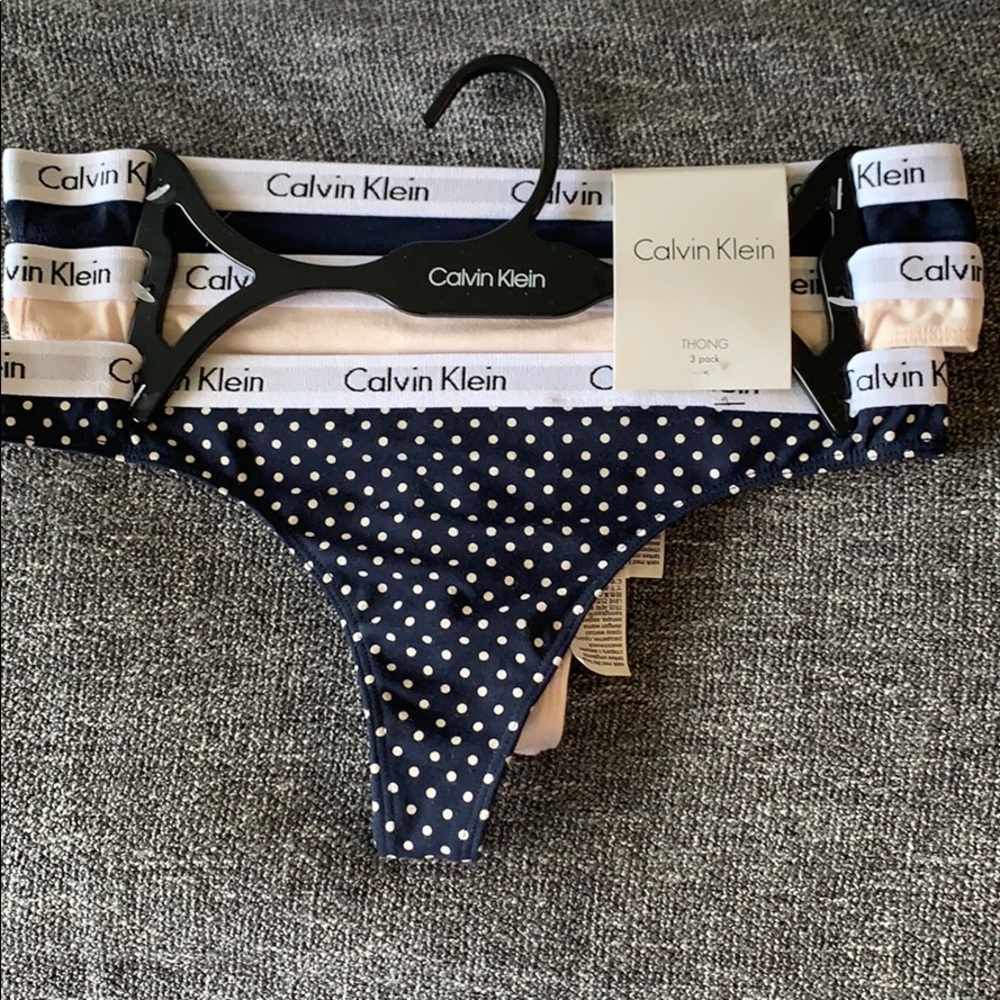 3 pack Calvin Klein thong size S